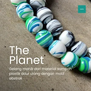 The Planet Bracelet Reycled Plastic, Gelang Sampah Plastik Daur Ulang