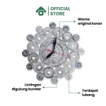 Jam Dinding Kertas Koran Warna Asli (Mesin Jam Aktif) | Prakarya Kerajinan Jam Dinding - Image 7