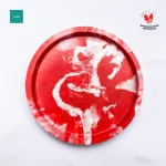 Notic Coaster form recycled plastic waste tatakan gelas serba guna plastik daur ulang Merah Putih